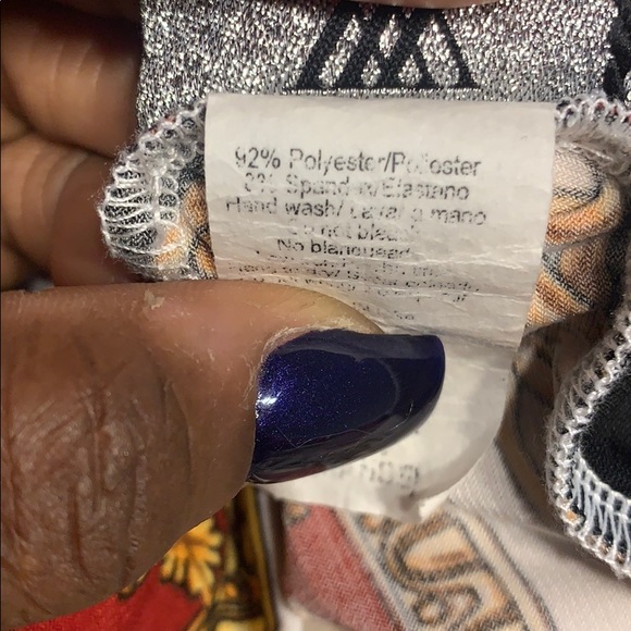 Versace’s style dress Excellent condition Sz:Large - Picture 4 of 4